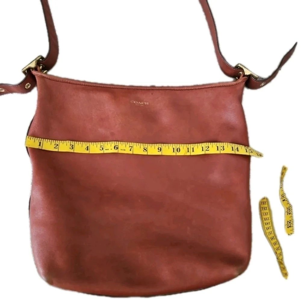 Coach Vintage Brown Leather Legacy Large Hobo Classic Designer Shoulder Purse